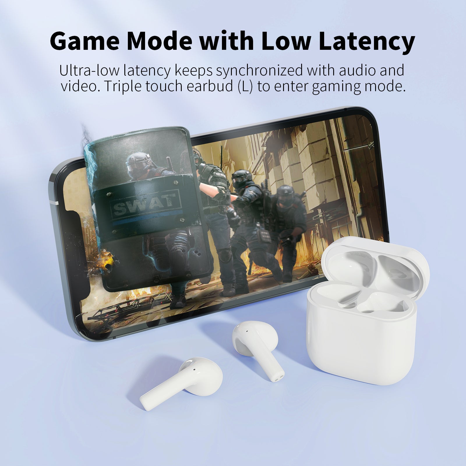 Latency discount in airpods